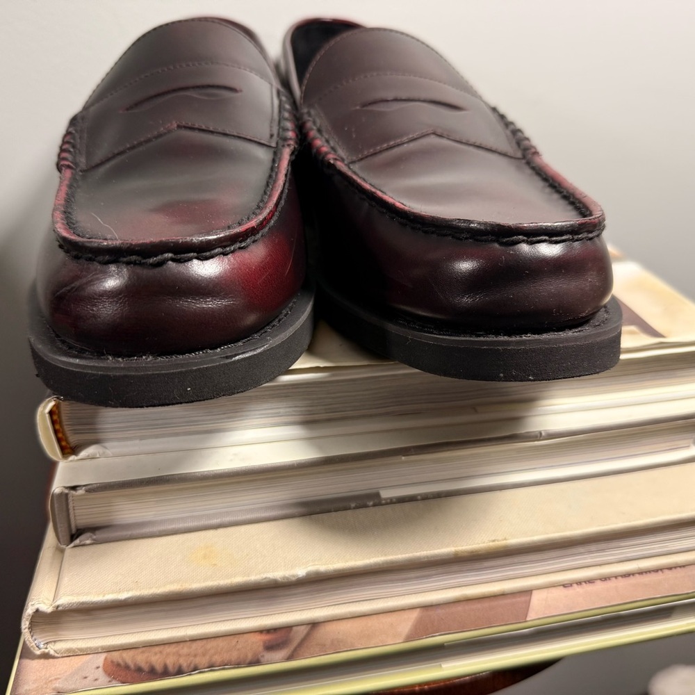 Rockport Size 9.5 Men’s Classic Burgundy Leather Loafers - Picture 15 of 15